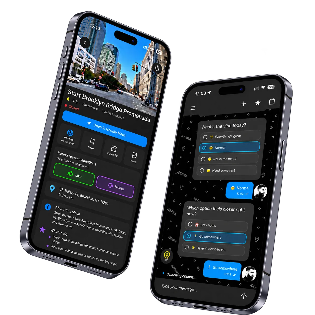 Apps for organizing leisure